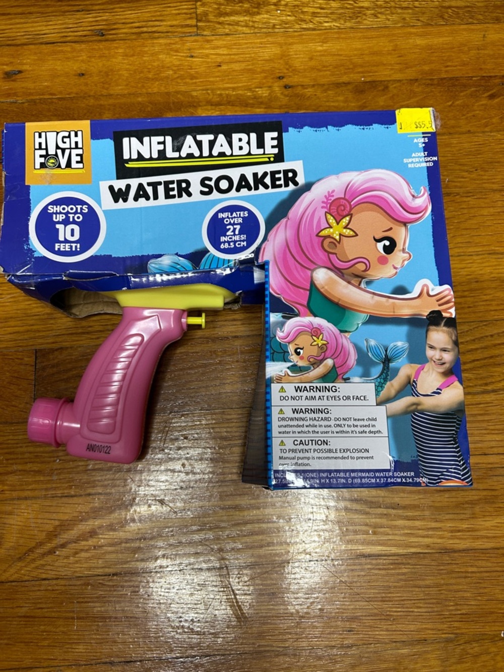 MERMAID INFLATABLE WATER SOAKER
